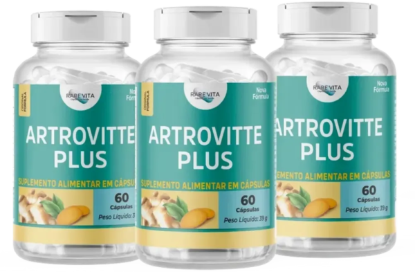 Combo 3 potes de ARTROVITTE PLUS - 180 capsulas