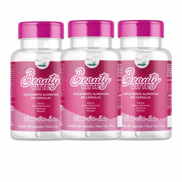 Combo de 3 potes de Beauty Vitte