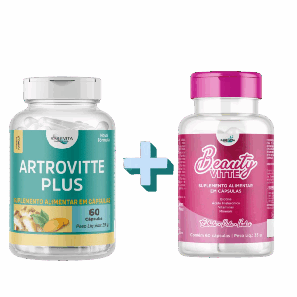 Combo de 1 Artrovitte Plus + 1 Beauty Vitte